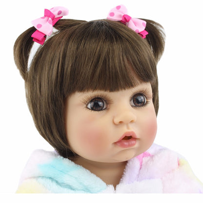 55 Cm Plastic Body Reborn Baby Can Enter The Water Doll