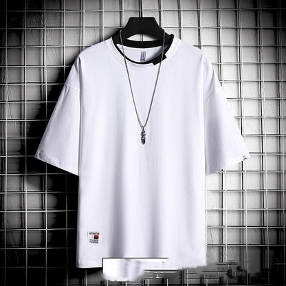 Hong Kong style loose T-shirt men - GOMARRD