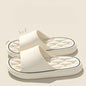 Non-slip Design Bathroom Slippers Home Summer Thick Sole Floor Bedroom House Shoes For Women Men