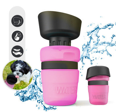 Pet Outdoor Foldable Bottle Dog Travel Water Bottle Dog Water Dispenser