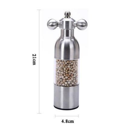 Pepper Mill Gadgets Pepper and Salt Grinder Grinding 4 Color Garlic Grinding Spice Grinder Kitchen Creative Tools BBQ Accessory