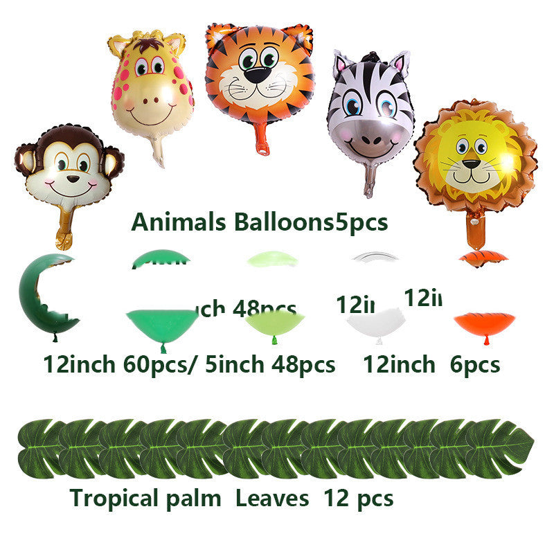 Jungle Theme Party Balloon Supplies