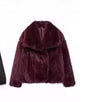 Winter Plush Coat Fashion Thicken Lapel Outwear Casual Long Sleeve Tops Womens Clothing - GOMARRD