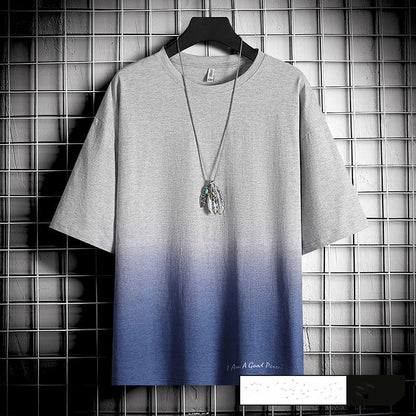 Hong Kong style loose T-shirt men - GOMARRD