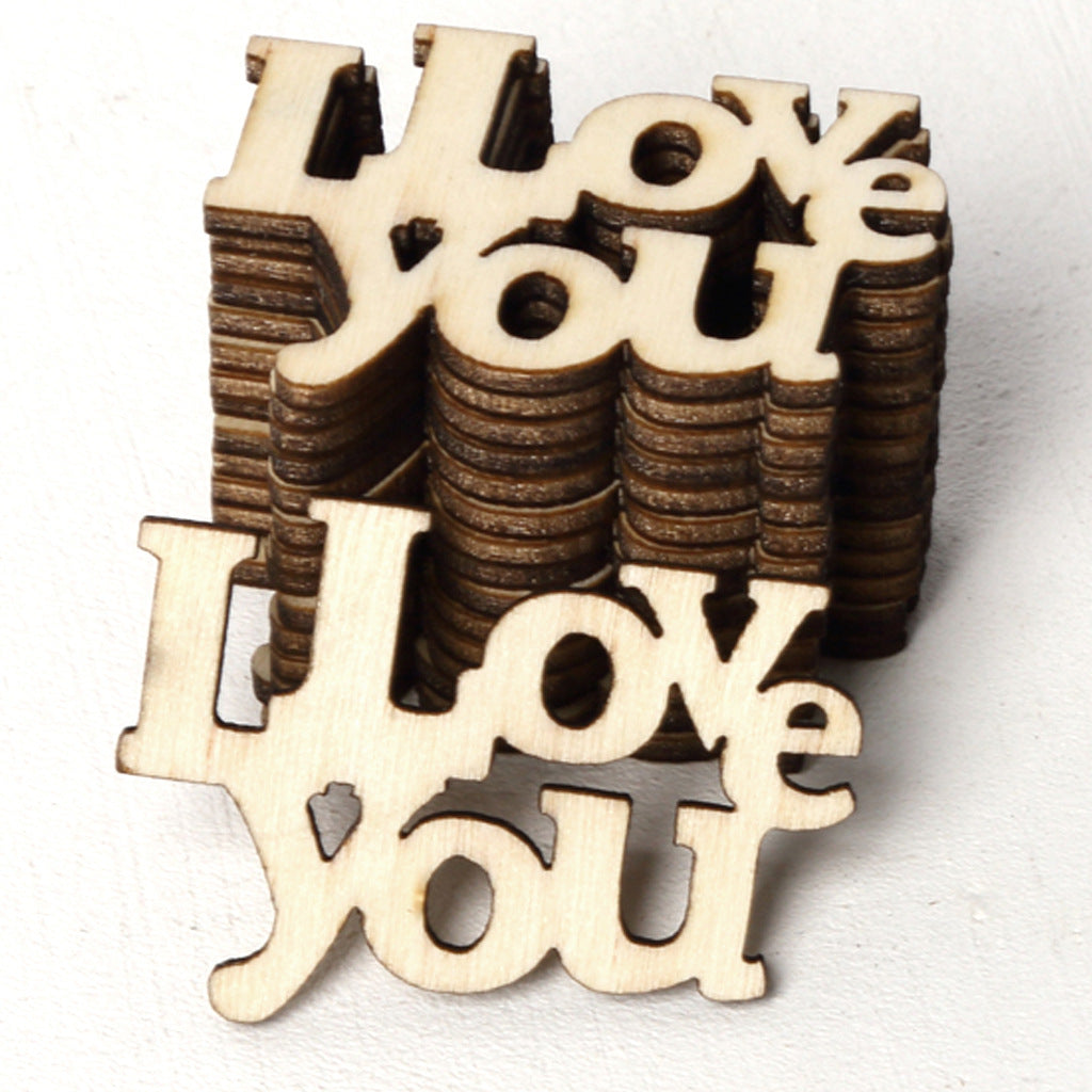 Wooden English Letter Wedding Supplies