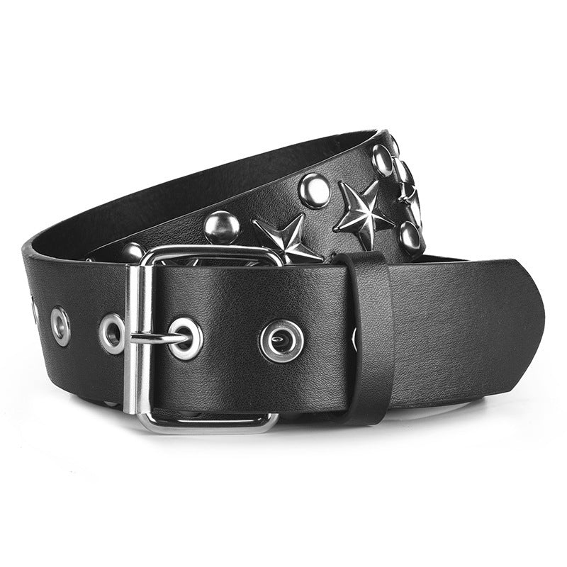 Fashion Needle Buckle Versatile Punk Style Belt For Women