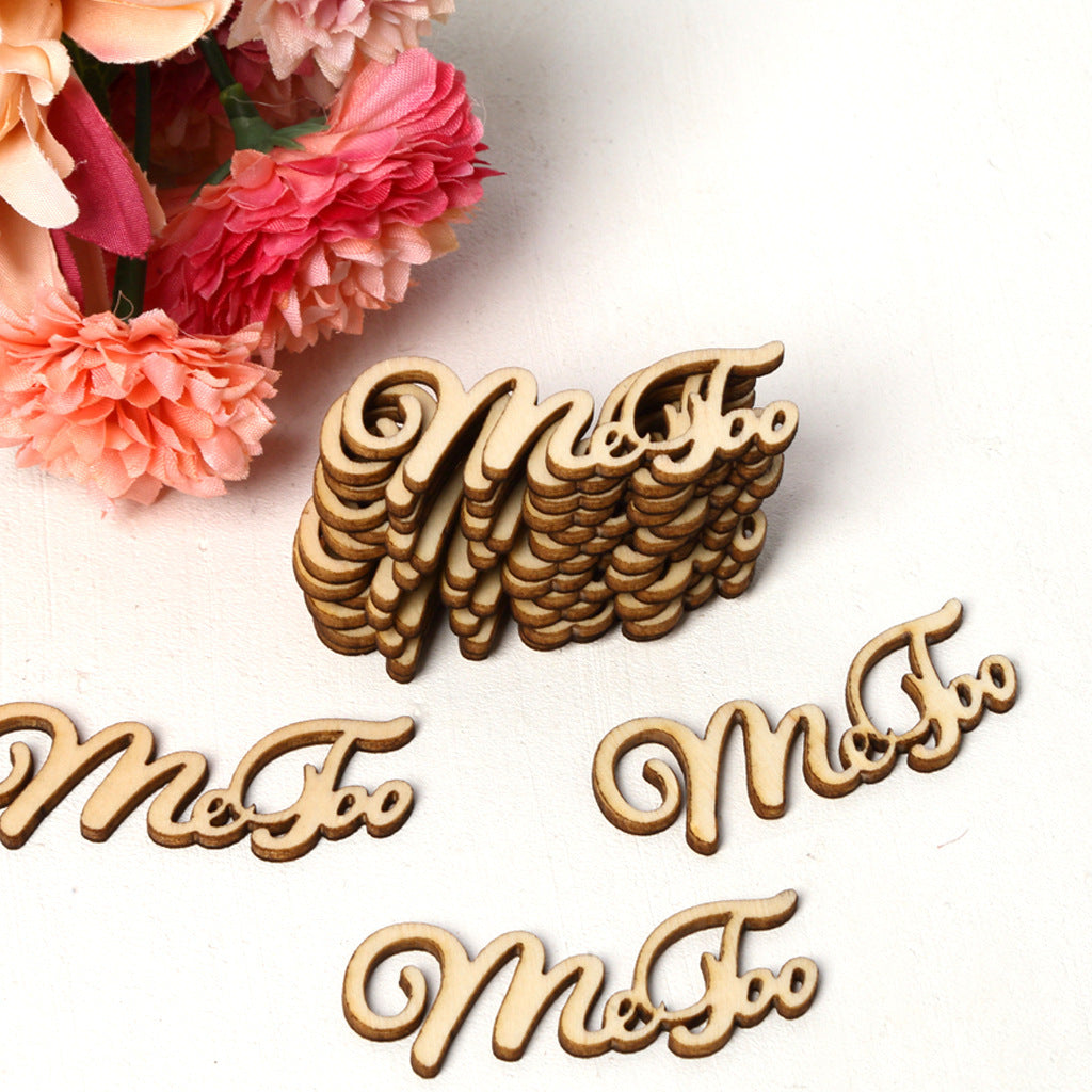 Wooden English Letter Wedding Supplies