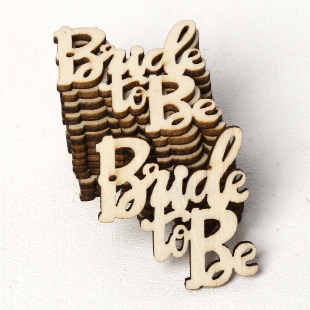 Wooden English Letter Wedding Supplies