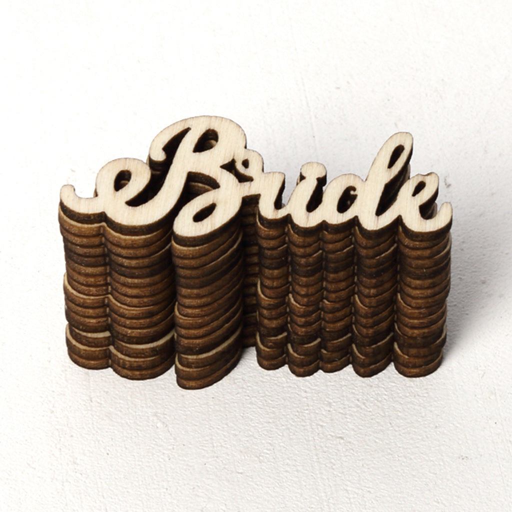 Wooden English Letter Wedding Supplies