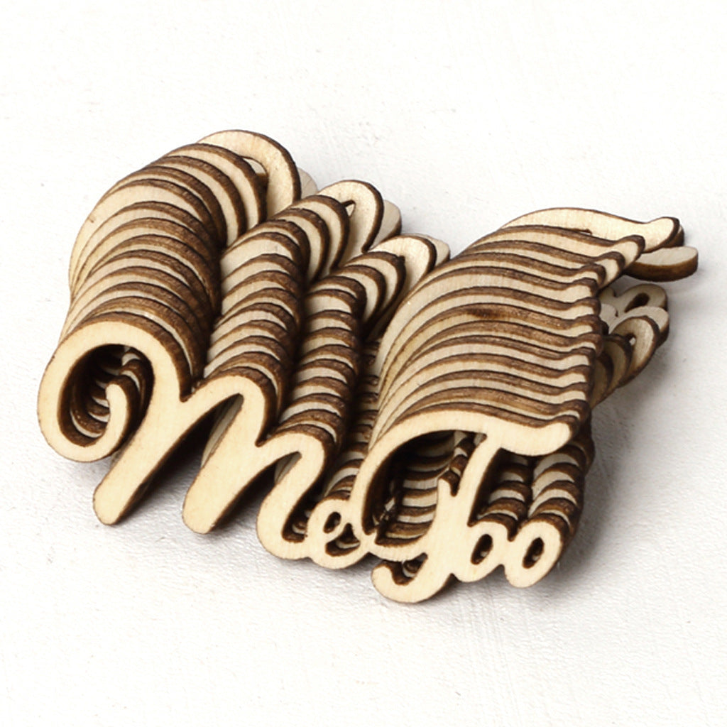 Wooden English Letter Wedding Supplies