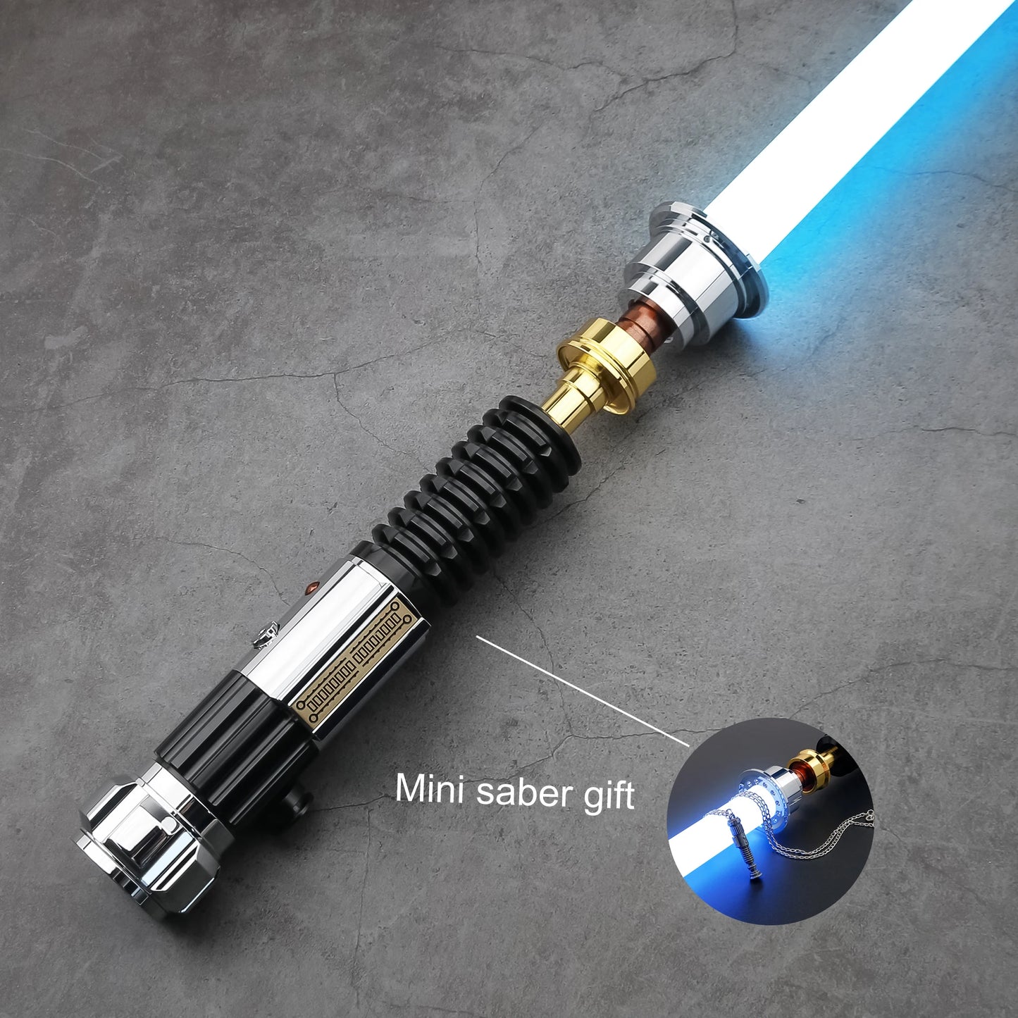 TXQSABER Kenobi OBI-Wan EP3 Lightsaber SNV4PRO Skywalke Laster Combat Proffie JEDI 16sound Blaster Smooth Swing Metal Light Gift - GOMARRD