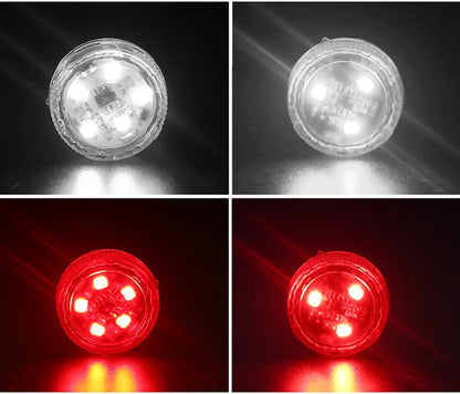 2PCS Wireless Magnetic Car Door Opening Warning Light 5LEDs Strobe Flashing Anti Rear-end Collision Safety Lamps Indicator Light