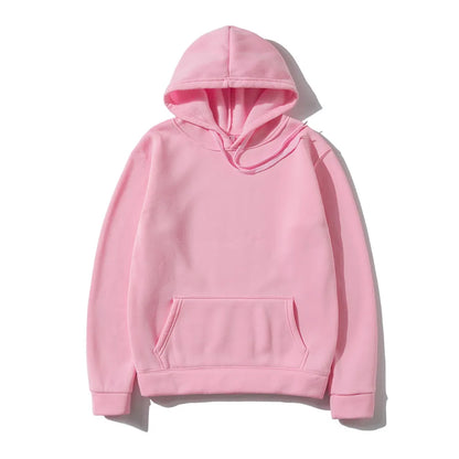 Men Woman Hoodies Sweatshirts Fashion Solid color Red Black Gray Pink Hooded Hip Hop fleece Hoody Mens Brand Hoodie Streetwear - GOMARRD