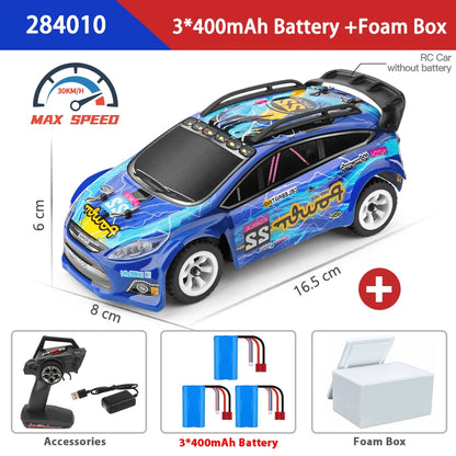 WLtoys 2.4G RC Drift Car 1/28 4WD 30KM/H Remote Control Car High Speed Four Wheel Drive Radio Controlled Mini Racing Car Model