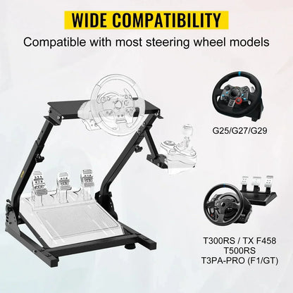 VEVOR Wheel Stand Gaming Logitech G27 G29 PS4 G920 T300R Racing Simulator Steering Steering Wheel Support Xbox PS Play Station