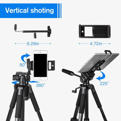 Aluminum alloy camera tripod tripod for mobile phones, tablets, live streaming, expandable and convenient stand with Bluetooth