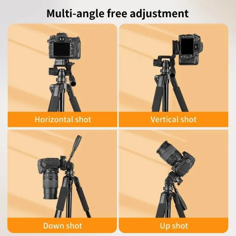 Aluminum alloy camera tripod tripod for mobile phones, tablets, live streaming, expandable and convenient stand with Bluetooth