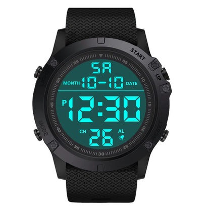 Men Sport Led Watches Fashion Digital Watch Clock Multi-Functional Rubber Man Fitnes Athlete Timekeeping Electronic Watch Reloj