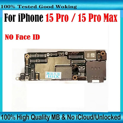 Fully Tested Mainboard For iPhone 15 Pro Max Motherboard 128gb 256gb Unlocked Face ID Good Tested Clean iCloud Logic Board Face - GOMARRD