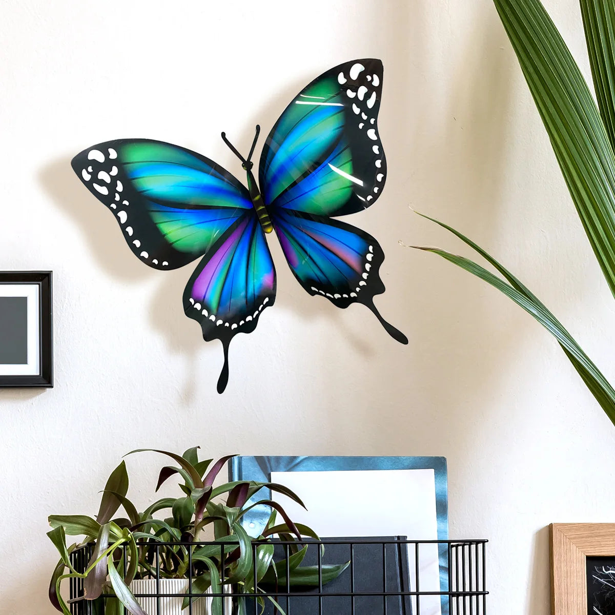 3d Stereo 40cm Large Size Butterfly Wall Sticker Living Room Bedroom Study Restaurant Decorative Art  Aeshtetic Wall Sticker