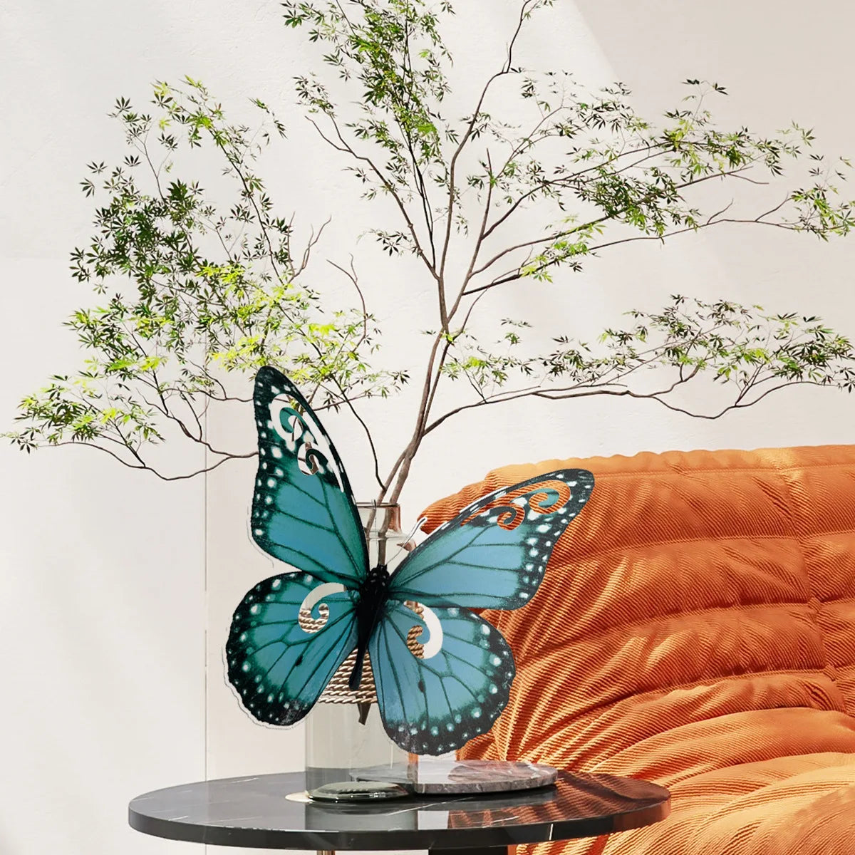 3d Stereo 40cm Large Size Butterfly Wall Sticker Living Room Bedroom Study Restaurant Decorative Art  Aeshtetic Wall Sticker