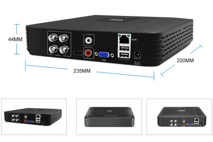 Smar H.265 4CH/8CH CCTV DVR 5M-N 5 in 1 AHD CVI TVI CVBS IP Camera Hybrid Digital Video Recorder Home Security System Onvif NVR