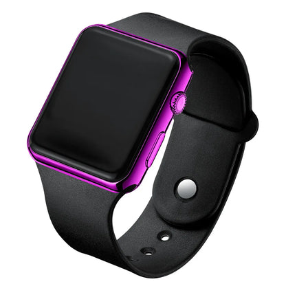 Digital Watches Men Women Electronic Square LED Sport Wristwatch Fashion Casual Simple Silicone Female Clock Reloj Para Mujer