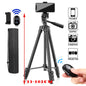 Tripod for Phone Lightweight Camera Tripod Stand with Bluetooth Selfie Remote Phone Holder Video Photography for iPhone Xiaomi