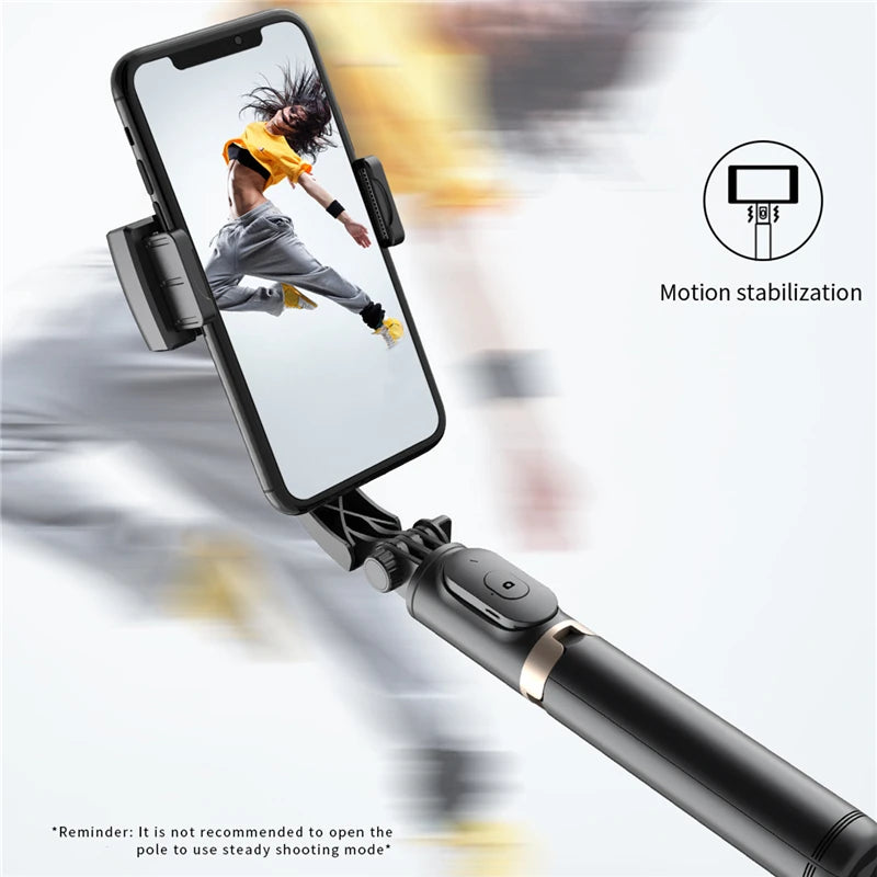 FGCLSY 2024 AI Video stabilizer Bluetooth selfie stick tripod Gimbal Stabilizer For Smartphone Live vertical shooting bracket