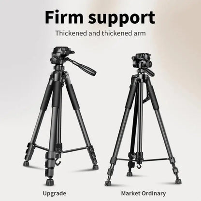 Aluminum alloy camera tripod tripod for mobile phones, tablets, live streaming, expandable and convenient stand with Bluetooth