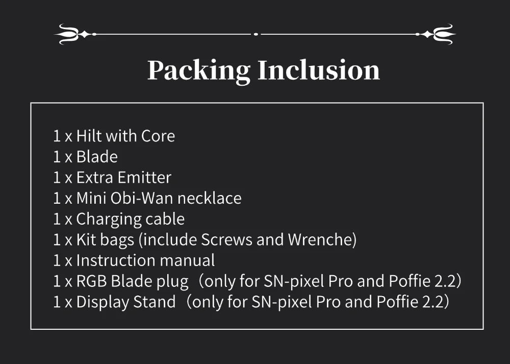 TXQSABER Obi-Wan EP4 Neo Pixel Lightsabr Proffie2.2 Board Classic Collectible Saber Bluetooth Gesture Control Jedi Laser Sword - GOMARRD