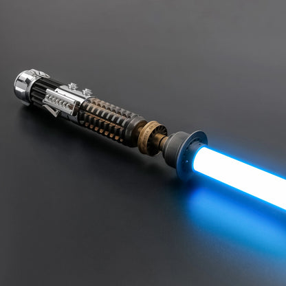 TXQSABER Lightsaber OBI WAN Skywalker EP4 Kenobi Laser Saber Metal Brass Hilt Jedi Master Replica Christmas Toy-No Blade - GOMARRD