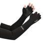 Unisex Breathable Arm Sleeves with Fingerless Gloves UV Protection Cooling Arm Cover for Outdoor Sports and Activities