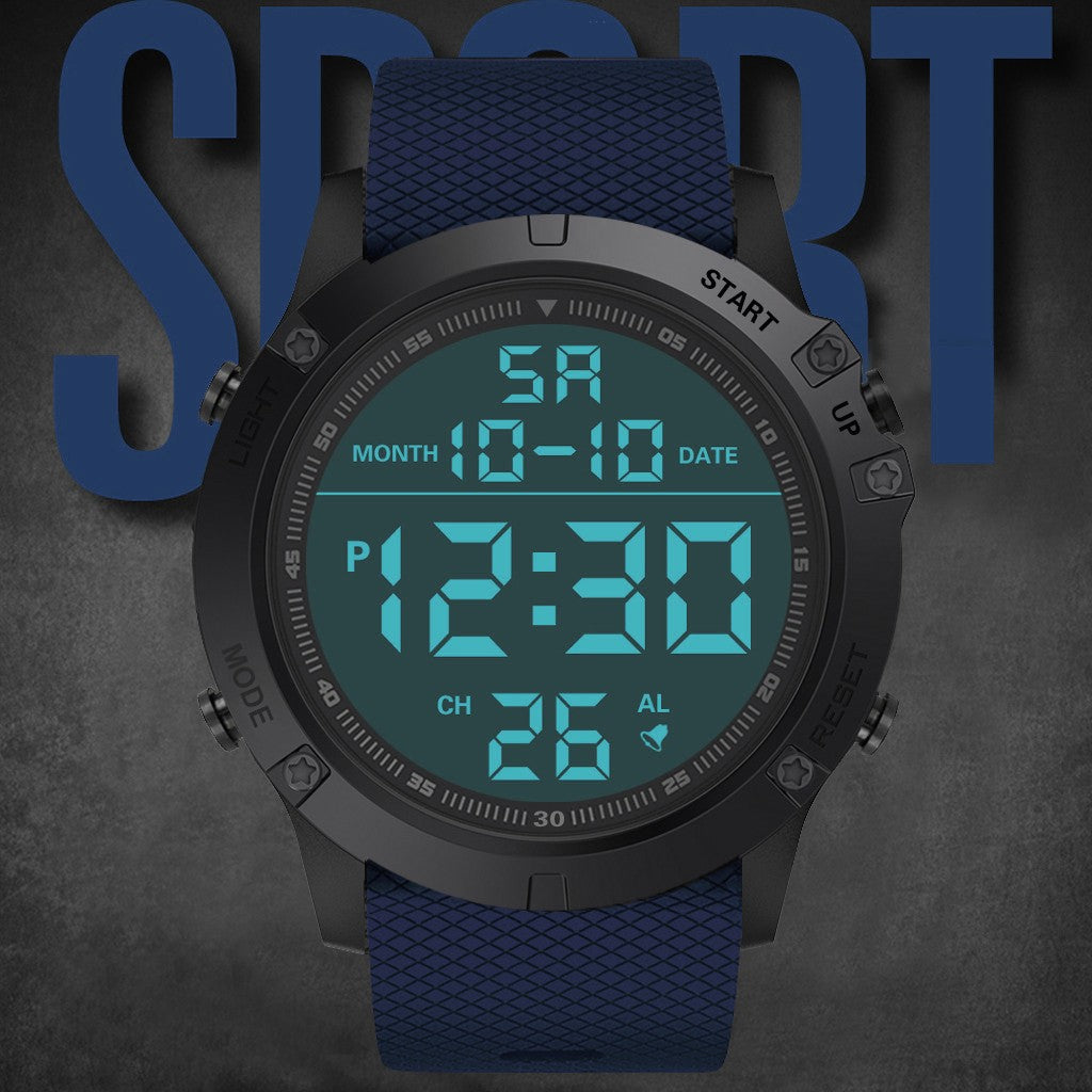 Men Sport Led Watches Fashion Digital Watch Clock Multi-Functional Rubber Man Fitnes Athlete Timekeeping Electronic Watch Reloj - GOMARRD