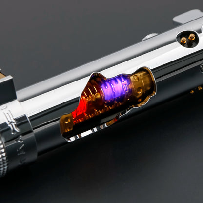 TXQSABER Anakin Lightsaber SNV4 Pixel Soundboard Smooth Swing Metal Crystal Handle With LED Strip Blade Skywalker Replica Toys