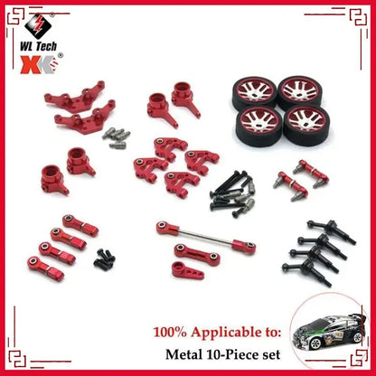 Wltoys K989 284161 284010  284131 K969 1/28 Rc Car Metal PO Parts Six-Piece Set  Car Accessories  Rc Cars for Adults