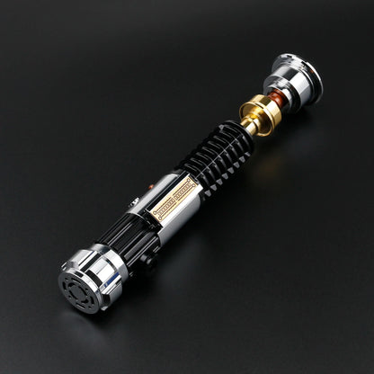 TXQSABER Lightsaber OBI WAN Skywalker EP4 Kenobi Laser Saber Metal Brass Hilt Jedi Master Replica Christmas Toy-No Blade