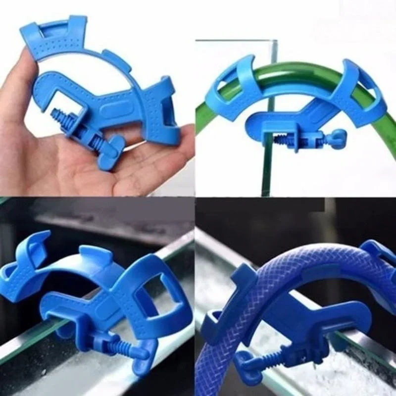 Fish Tank Water Change Fixing Frame Aquarium Water Pipe Link Fixing Frame Water Pipe Hose Bracket Suction Pipe Fixing Clip - GOMARRD