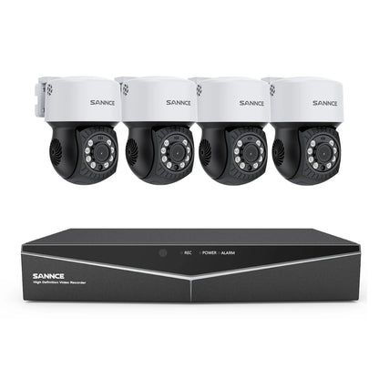 Sannce 2MP PTZ AHD Camera Security Video Surveillance CCTV System 3.6MM Lens 30M IR Night Vision 360 Analog Security Camera IP65 - GOMARRD