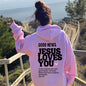 GOOD NEWS JESUS LOVES YOU Hoodie Christian Sweatshirt Jesus Hoodie Trendy Hoodie Bible Verse Shirt Unisex Aesthetic Clothes