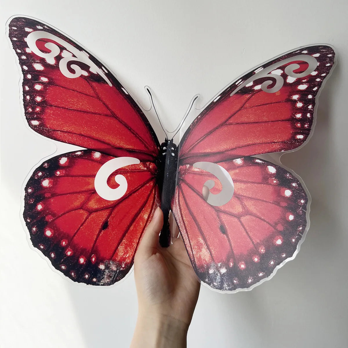 3d Stereo 40cm Large Size Butterfly Wall Sticker Living Room Bedroom Study Restaurant Decorative Art  Aeshtetic Wall Sticker