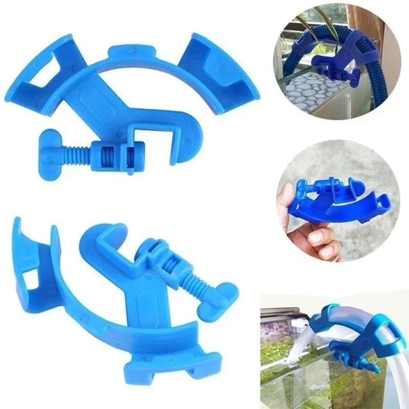 Fish Tank Water Change Fixing Frame Aquarium Water Pipe Link Fixing Frame Water Pipe Hose Bracket Suction Pipe Fixing Clip - GOMARRD