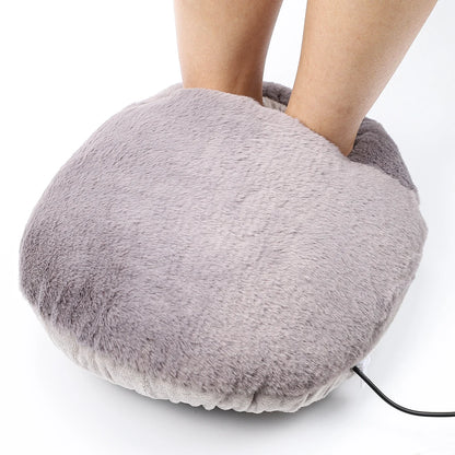 USB Winter Electric Foot Heating Pad Under Desk Household Foot Warmer Heater Soft Plush Foot Warming Thermostat Mat Warm Pad - GOMARRD