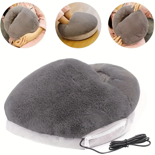 35-40 Yards USB Electric Foot Warmer With Constant Temperature Heating Soft Goose Down Washable Winter 5V Foot Warmer Bedroom - GOMARRD