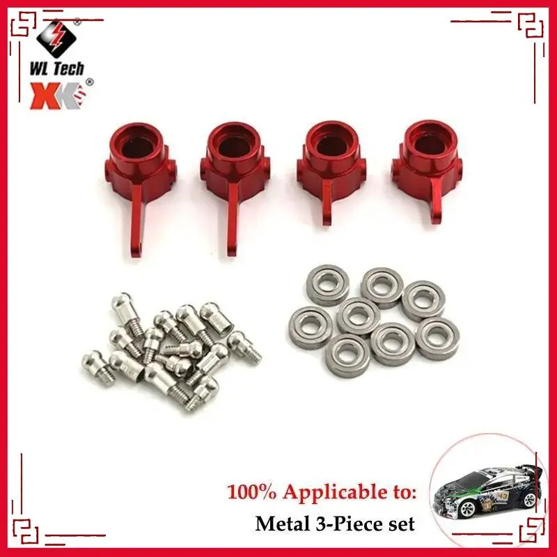 Wltoys K989 284161 284010  284131 K969 1/28 Rc Car Metal PO Parts Six-Piece Set  Car Accessories  Rc Cars for Adults