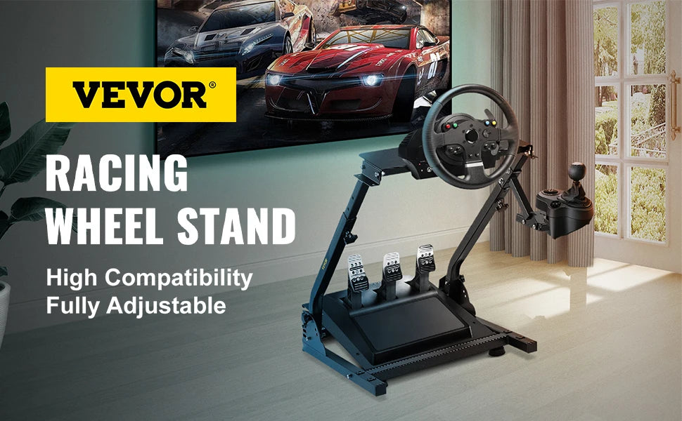 VEVOR Wheel Stand Gaming Logitech G27 G29 PS4 G920 T300R Racing Simulator Steering Steering Wheel Support Xbox PS Play Station - GOMARRD