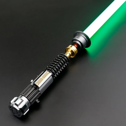 TXQSABER Lightsaber OBI WAN Skywalker EP4 Kenobi Laser Saber Metal Brass Hilt Jedi Master Replica Christmas Toy-No Blade