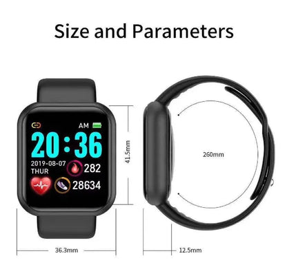 2024 New Smart Watch Men Smart Watch Heart Rate Monitor Blood Pressure Fitness bracelet Gift for IOS and Android Smartphones Y68