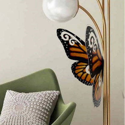 3d Stereo 40cm Large Size Butterfly Wall Sticker Living Room Bedroom Study Restaurant Decorative Art  Aeshtetic Wall Sticker