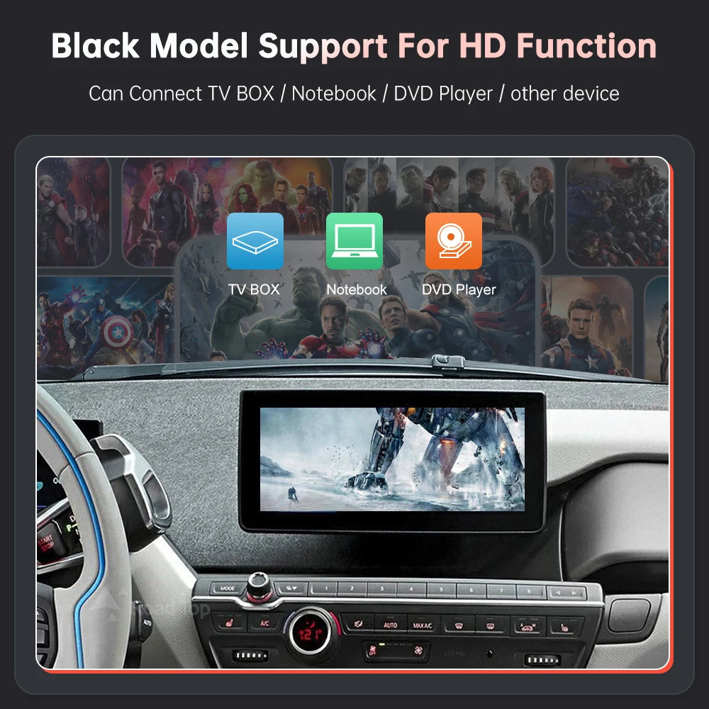 Wireless CarPlay For BMW i3 I01 NBT EVO System 2013-2020 with Android Auto Mirror Link AirPlay Car Play Rear Camera BT GPS - GOMARRD